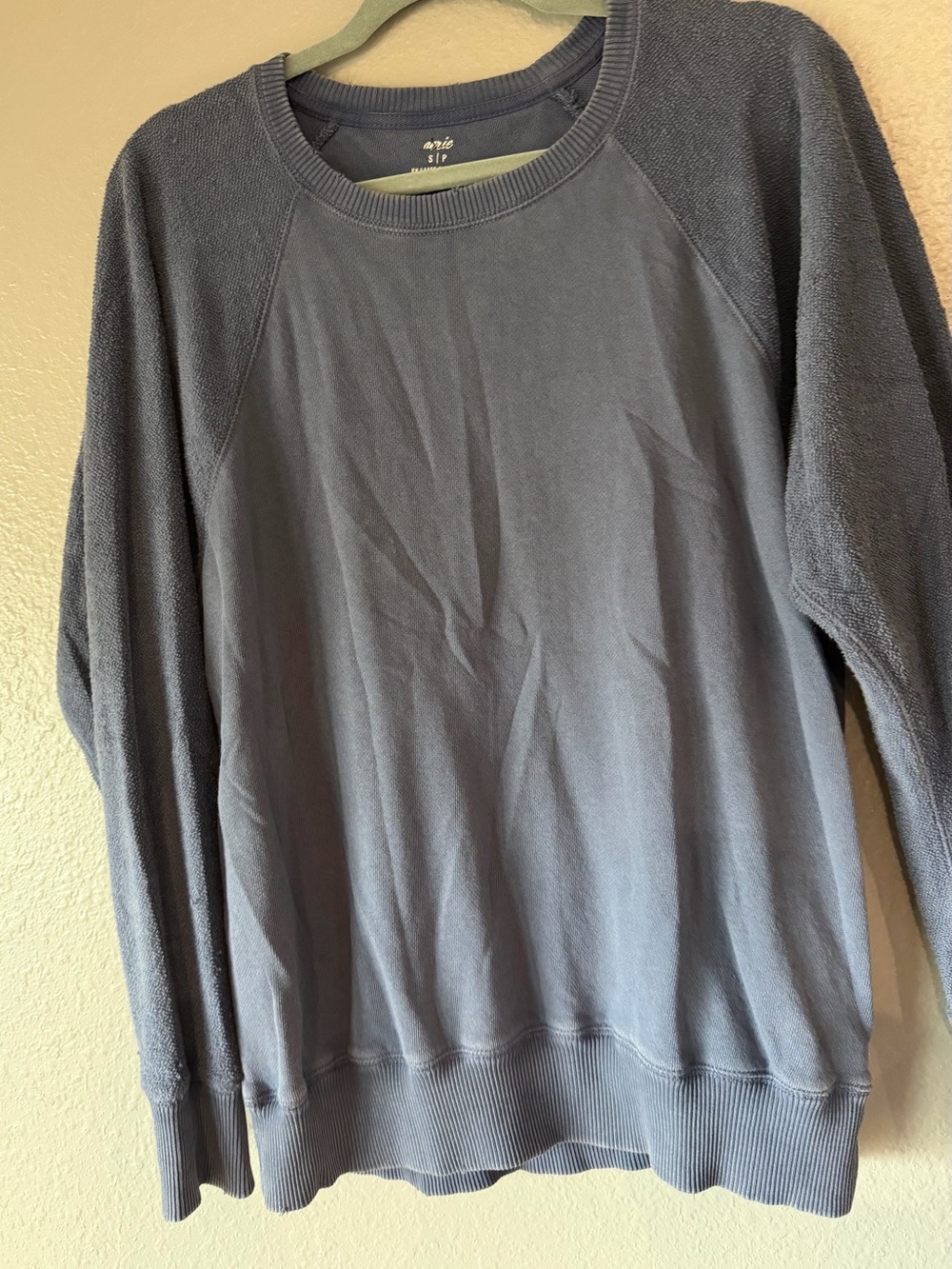 aerie Navy Blue Crewneck Sweatshirt